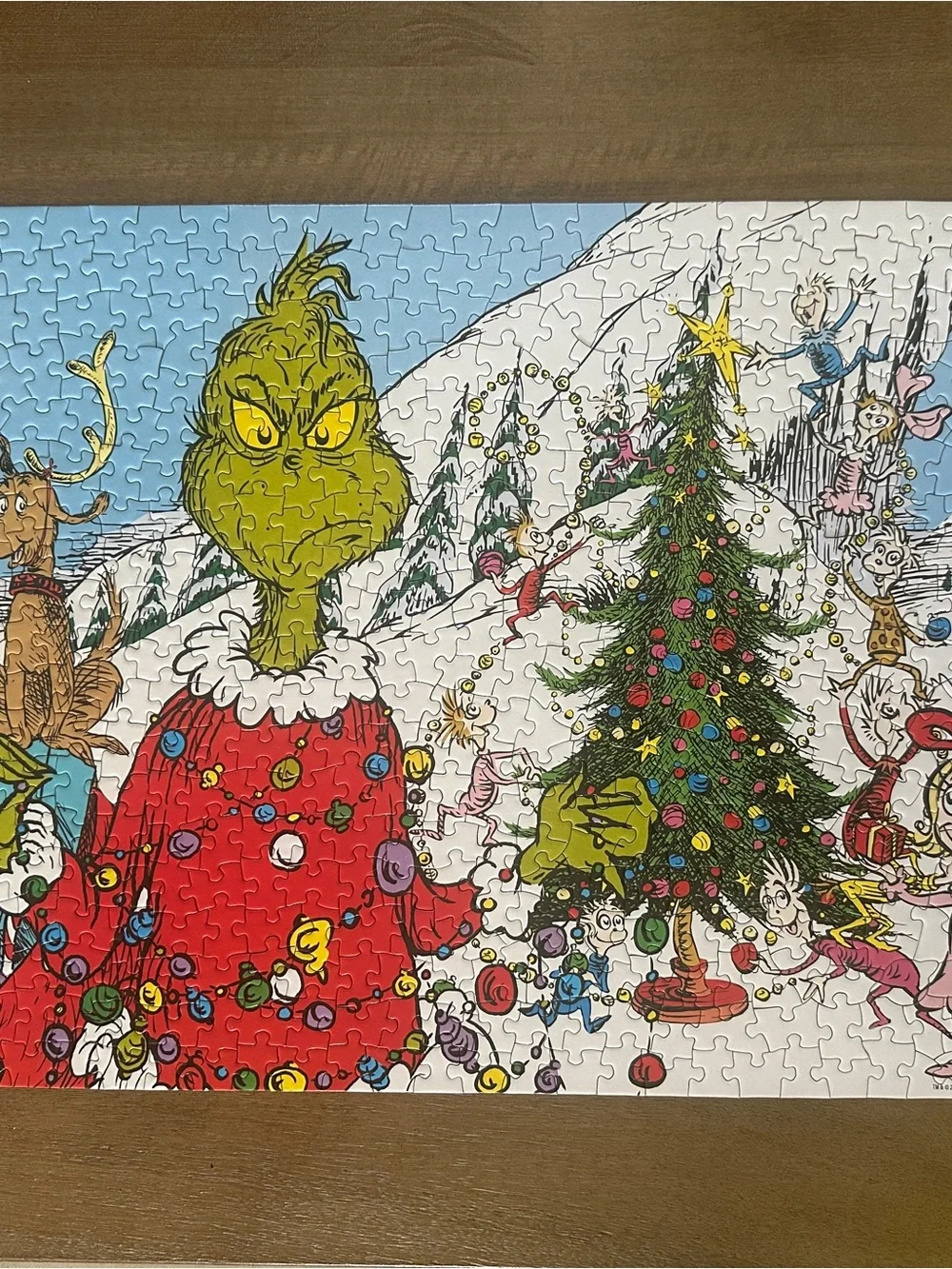 How The Grinch Stole Christmas! Puzzles by Aquarius—Set of 2